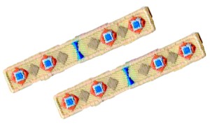 HKM 33298/SET Термоаппликации "Streifen mit Azthekenmuster beig"
