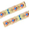 HKM 33298/SET Термоаппликации "Streifen mit Azthekenmuster beig"
