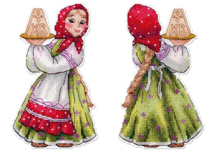 Набор для вышивания Жар-Птица Р-1356 Пасха ко столу