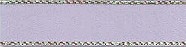 SAFISA 25190-11мм-27 Лента атласная с люрексным кантом по краям, ширина 11 мм, цвет 27 - серый