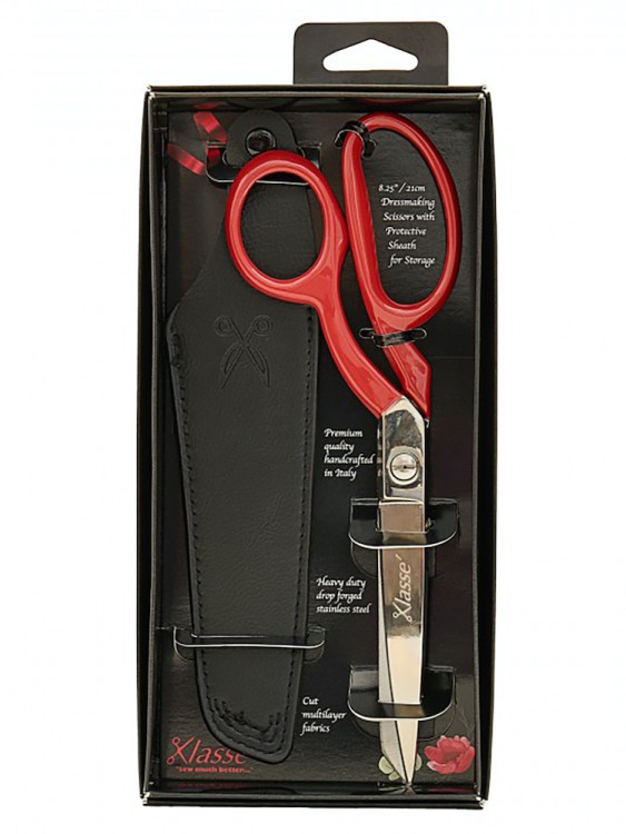 Hemline B4739 Ножницы для шитья и хобби с микрозубцами, в чехле и подарочной коробке