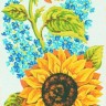Collection D'Art 8015 Ткань с рисунком для вышивания