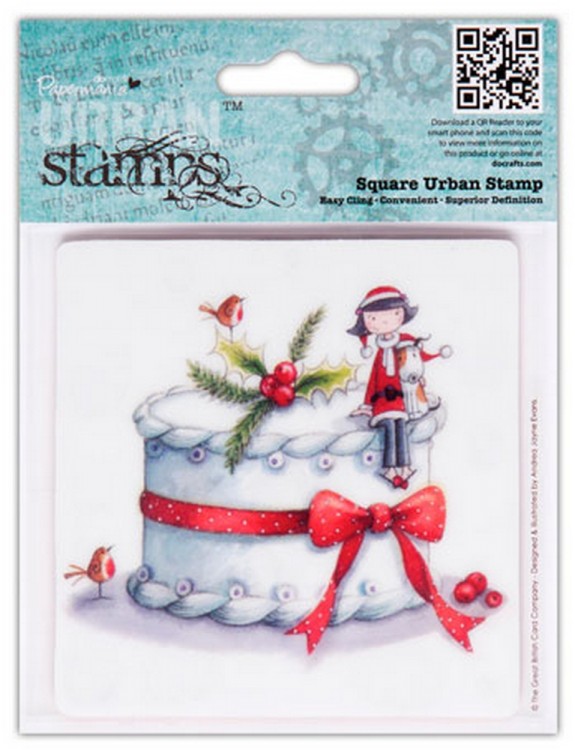 Docrafts TLP907106 Штамп "Рождественский торт" Tulip Christmas