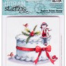Docrafts TLP907106 Штамп "Рождественский торт" Tulip Christmas