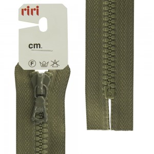 Riri 5723220/20/2827 Молния тракторная, неразъемная, 6 мм, 20 cм, хаки
