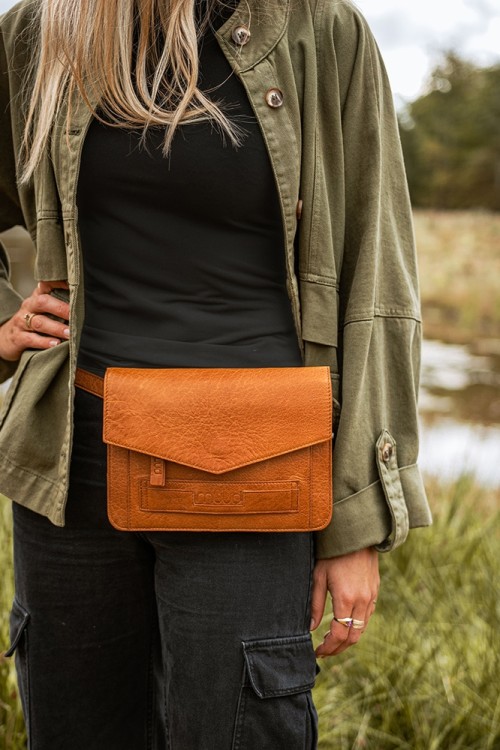 Muud QB-4449R1/Whisky Поясная сумка "Cheri"