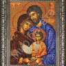 Мир багета 41БК 829-097_ПЛ Рама для иконы "Святое семейство" Радуга бисера