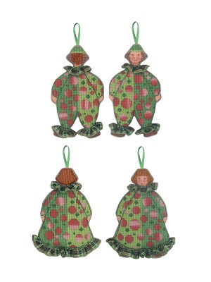 Le Bonheur des Dames 2648 Mister Clown in green tartan (Мистер Клоун в зеленом и тартановом)