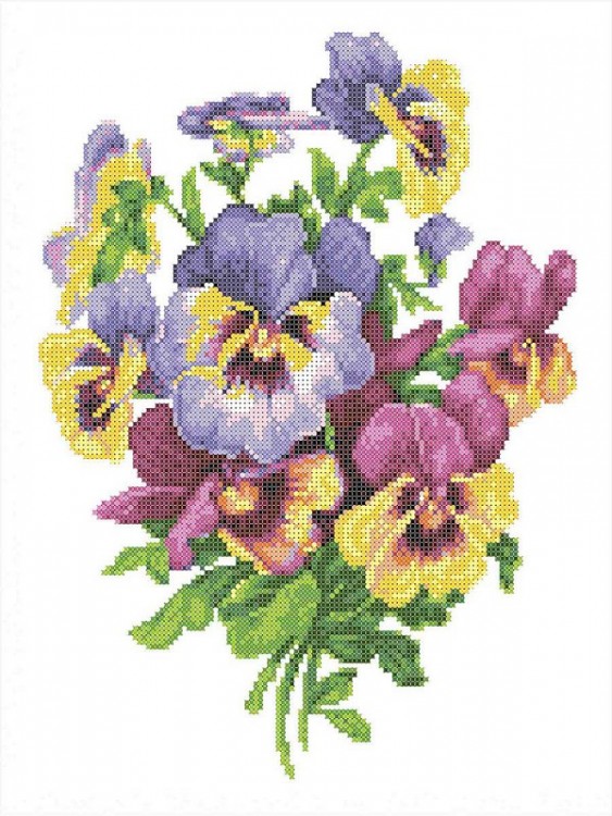 Каролинка ТКБЦ 3059 Анютины глазки
