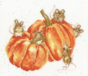 Bothy Threads XHD68 Pumpkin, Spice And All Things Mice (Тыквы и мыши)