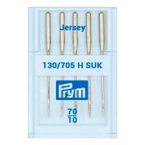 Prym 152226 Иглы для швейных машин с плоской колбой 130/705 H SUK, джерси № 90