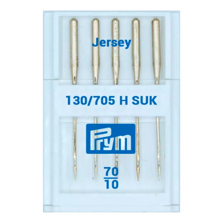 Prym 152226 Иглы для швейных машин с плоской колбой 130/705 H SUK, джерси № 90