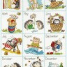 Набор для вышивания Bothy Threads XMS15 Calendar Creatures (Существа из календаря)