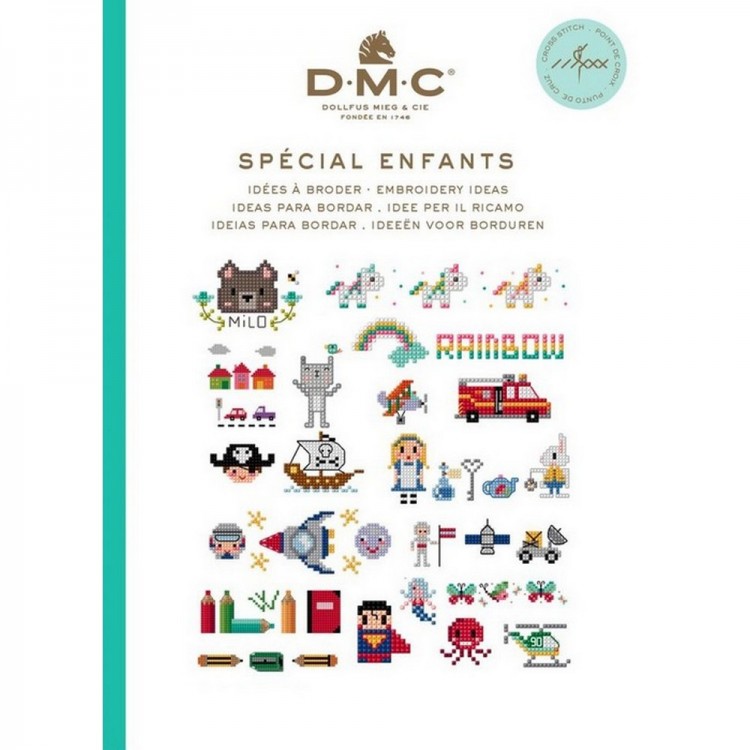 DMC 15626E Альбом со схемами для вышивки крестом Детские узоры