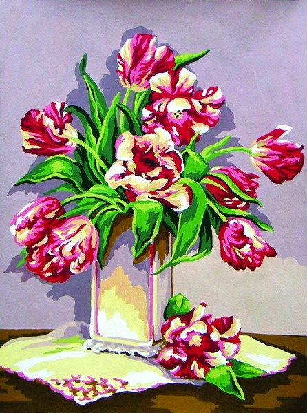 Collection D'Art 10436 Ткань с рисунком для вышивания