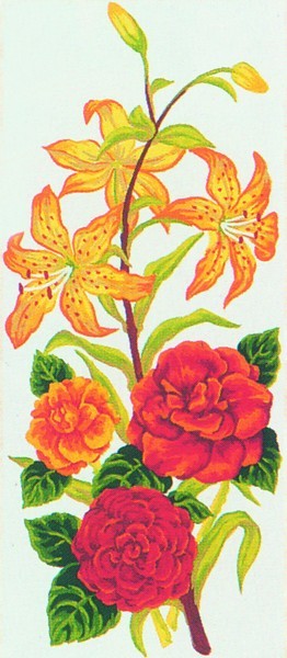 Collection D'Art 8017 Ткань с рисунком для вышивания