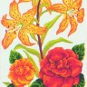 Collection D'Art 8017 Ткань с рисунком для вышивания