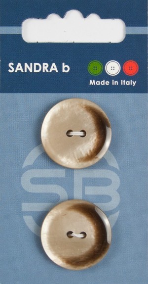 Sandra CARD087 Пуговицы, коричневый