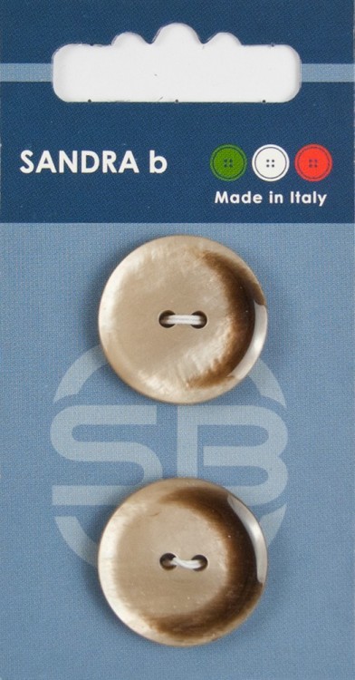 Sandra CARD087 Пуговицы, коричневый