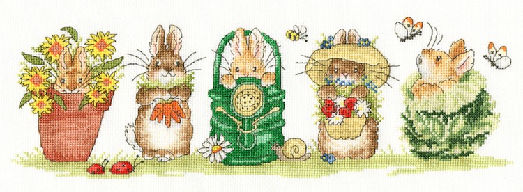 Набор для вышивания Bothy Threads XMS35 Garden Helpers (Помощники в Саду)