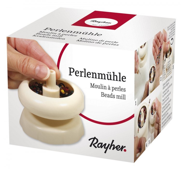 Rayher 22447000 Спиннер для нанизывания бисера (прялка для бисера)