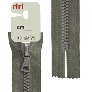 Riri 5723220/22/2106 Молния тракторная, неразъемная, 6 мм, 22 cм, серый