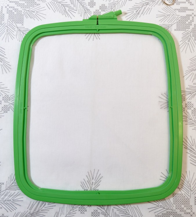 Nurge 170-14 Пяльцы пластиковые квадратные с винтом