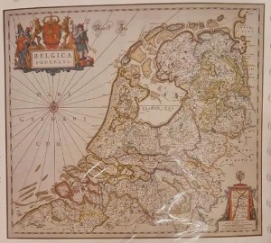 Thea Gouverneur 1073 Карта Голландии