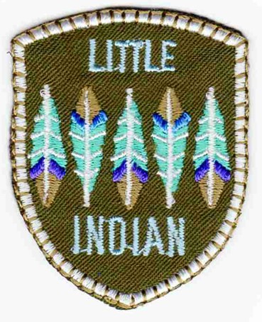 HKM 33303/1SB Термоаппликация "Little Indian Button dkl braun"