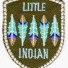 HKM 33303/1SB Термоаппликация "Little Indian Button dkl braun"