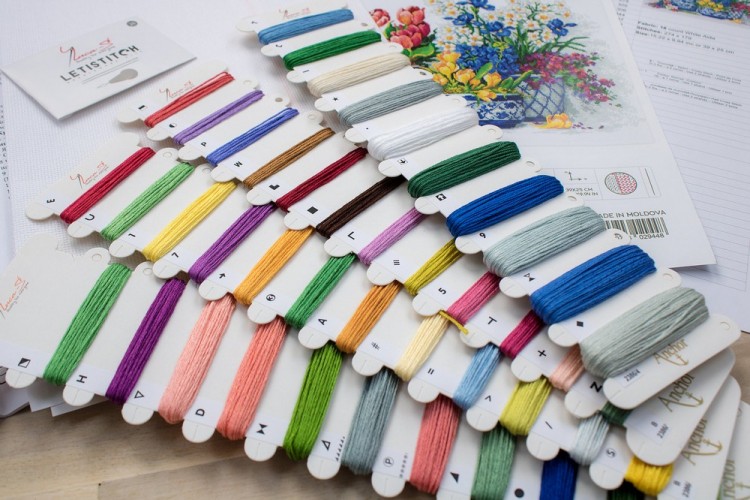 Набор для вышивания Luca-S B2386 Весенние цветы