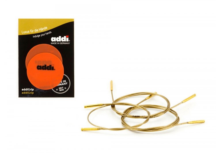 Addi 570-2/000 Набор круговых спиц из оливкового дерева со сменными лесками AddiClick Nature Olive