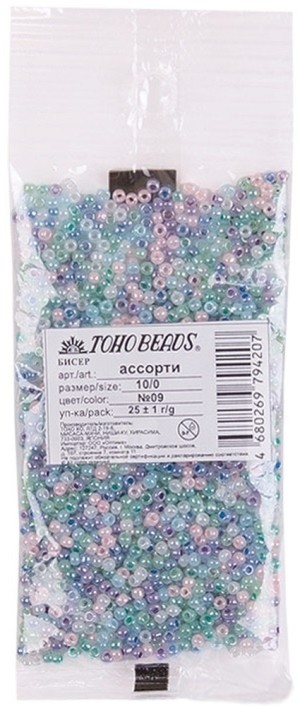 TOHO бисер Ассорти 10/0 цвет 09