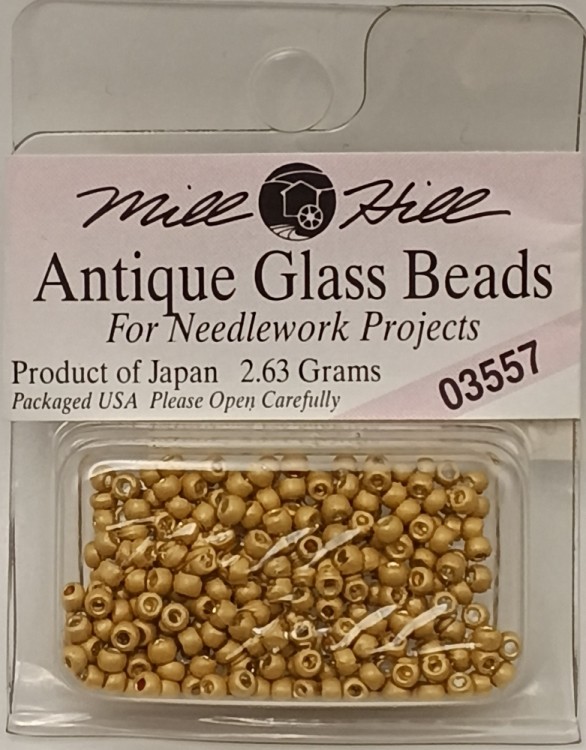 Mill Hill 03557 Satin Old Gold - Бисер Antique Seed Beads