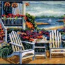 Набор для вышивания Dimensions 20070USA Beach Retreat (Уединение на пляже)
