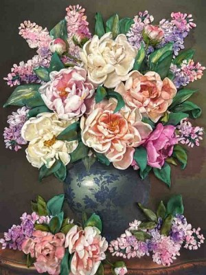 Каролинка КЛ(Н)-3055 Пионы и сирень