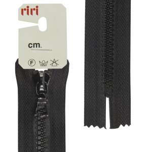 Riri 5723220/22/2110 Молния тракторная, неразъемная, 6 мм, 22 cм, черный