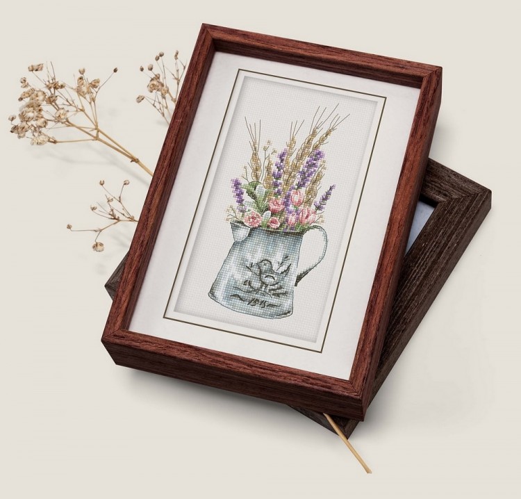 Набор для вышивания Luca-S B7008 Букет с лавандой