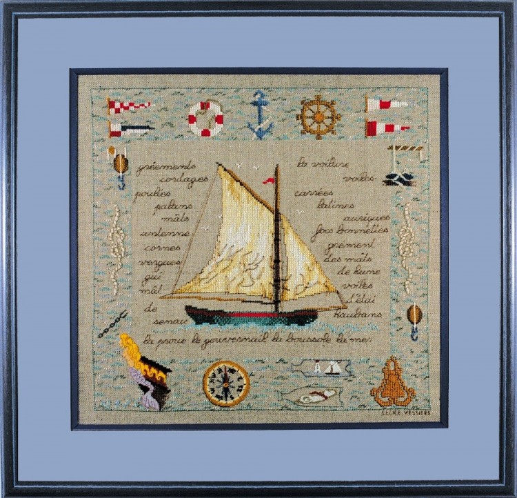Набор для вышивания Le Bonheur des Dames 1130 Voiles Au Vent (Поднять парус)