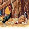Eva Rosenstand 12-996 Петух, курица и цыплята