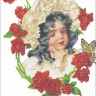 Набор для вышивания Каролинка КТКН 170 Девочка в розах
