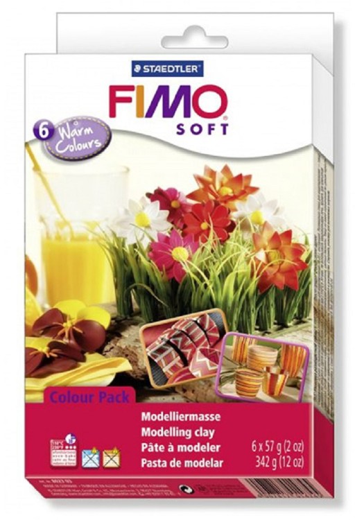 Fimo 8023 03 Комплект полимерной глины Тёплые цвета