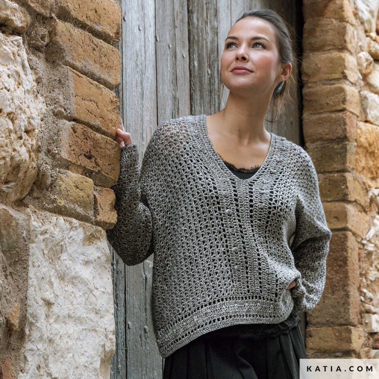 Пряжа для вязания Katia 833 Air Lux