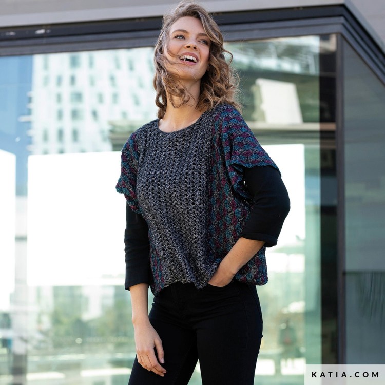 Пряжа для вязания Katia 833 Air Lux