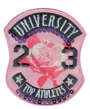 HKM 33370/1SB Термоаппликация "University Top Athletes Rosenpri"