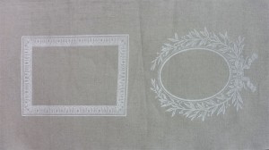 Vaupel & Heilenbeck 5157-340-90112 Основа для вышивания 11-ти ниточная, лента с рисунком 28ct - на метраж
