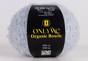 OnlyWe MBU13 Organic boucle Светло-голубая пряжа буклированная (2 шт)