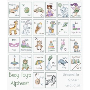 LetiStitch L8063 Baby Toys Alphabet