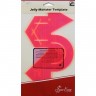 Hemline ERGG01.PNK Лекало универсальное "Jelly Monster" для вырезания геометрических форм
