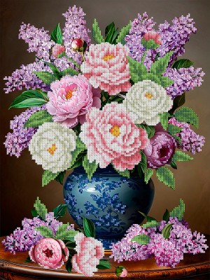 Каролинка КБЦН(Ч) 3076 Пионы и сирень